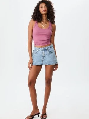 Stradivarius Podstawowy top na ramiączkach  Malwowy