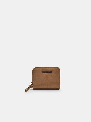 Stradivarius Portfel na karty z zamkiem błyskawicznym  Karmelowy