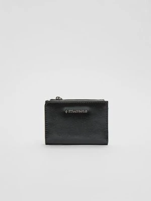 Stradivarius Portmonetka na zamek błyskawiczny  Czarny