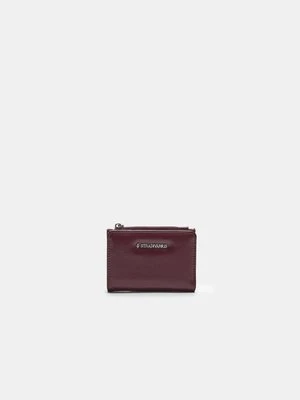 Stradivarius Portmonetka z suwakiem  Burgundowy