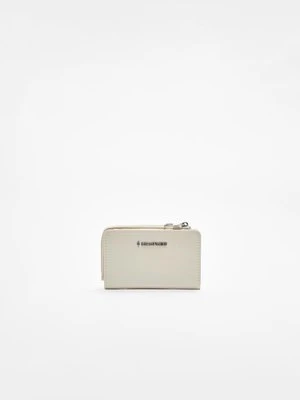 Stradivarius Portmonetka z suwakiem  Ecru