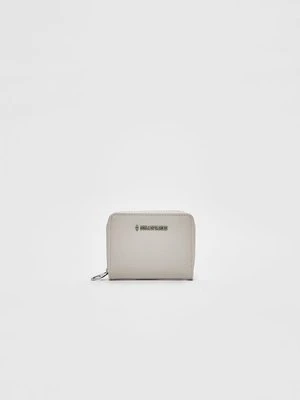 Stradivarius Prostokątny portfelik  Ecru