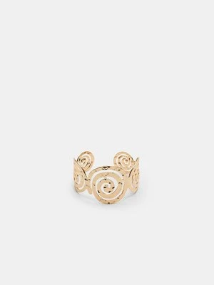 Stradivarius Spiralna bransoletka  Złoty