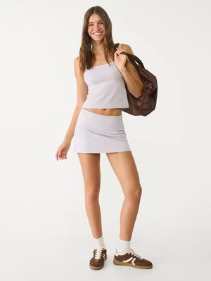 Stradivarius Spódnico-spodnie mini  Liliowy