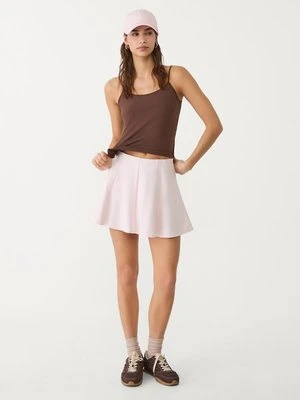 Stradivarius Spódnico-spodnie skater  Pastelowy róż