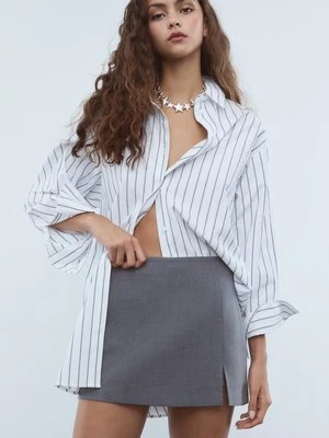 Zdjęcie produktu Stradivarius Spódnico-spodnie z rozcięciem z boku  Ciemnoszary