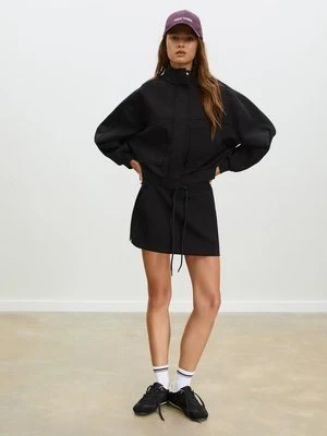 Stradivarius Spódnico-spodnie ze sznurkami  Czarny