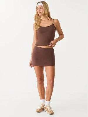 Stradivarius Spódnicospodenki mini  Brązowy