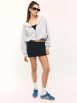 Stradivarius Spódnicospodnie z koronką  Czarny