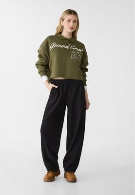 Stradivarius Spodnie jogger balloon  Czarny