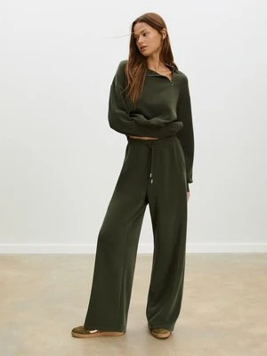 Stradivarius Spodnie palazzo o miękkim dotyku  0-526