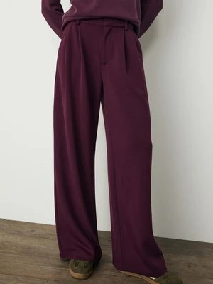 Stradivarius Spodnie wizytowe o miękkim dotyku  Fioletowy