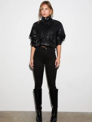 Stradivarius Super wysoki stan  Czarny