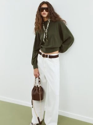 Stradivarius Sweter z dzianiny z golfem