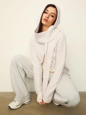 Stradivarius Sweter z guzikami  Ecru