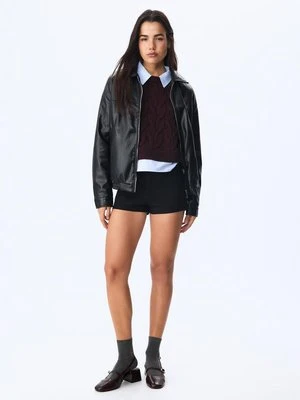 Stradivarius Sweter z łączonej dzianiny