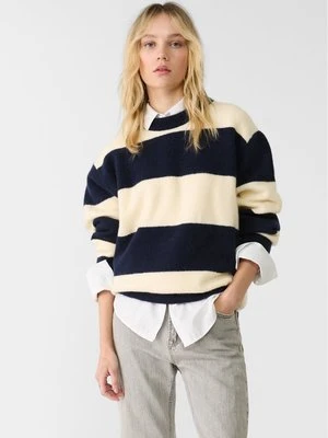 Zdjęcie produktu Stradivarius Sweter z miękkiej dzianiny Soft Touch  Ciemnomorski