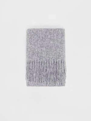 Stradivarius Szal szczotkowany  Szary