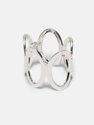 Stradivarius Sztywna okrągła bransoletka  Szary