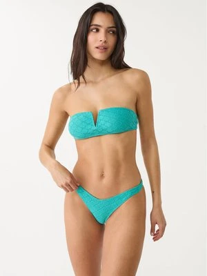 Stradivarius Szydełkowe figi brazylijskie od bikini  Turkusowy