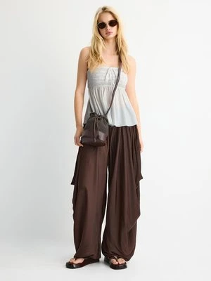 Zdjęcie produktu Stradivarius Szydełkowy top bandeau  Biały
