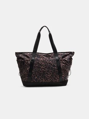 Stradivarius Tkana torba typu shopper  Beżowy