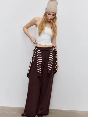 Stradivarius Top bandeau poliamidowy  Biały