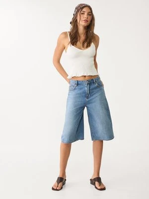 Stradivarius Top na ramiączkach  Ecru