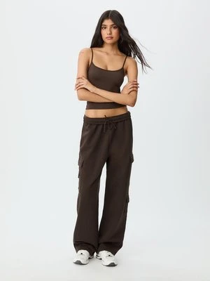 Zdjęcie produktu Stradivarius Top z poliamidu na ramiączkach  Brązowy