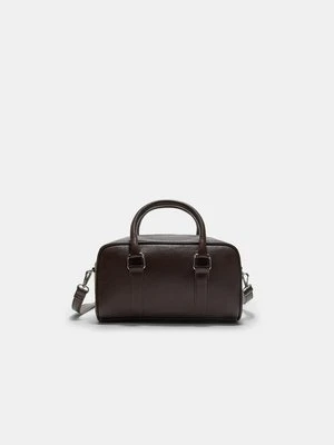 Stradivarius Torba bowling z pierścieniami  Brązowy