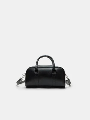 Stradivarius Torba bowling z pierścieniami  Czarny