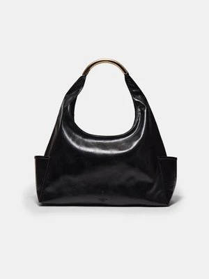 Stradivarius Torba na ramię z metalowym uchwytem  Czarny