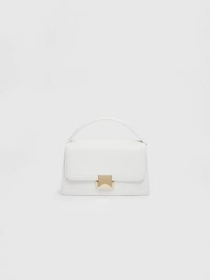 Stradivarius Torba na ramię z podwójnym uchwytem  Biały