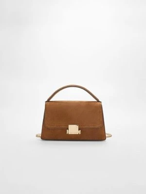 Stradivarius Torba na ramię z podwójnym uchwytem  Jasny wielbłądzi