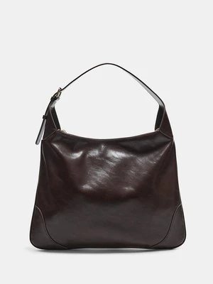 Stradivarius Torba na ramię ze sztucznej skóry  Brązowy