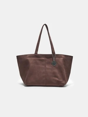 Stradivarius Torba shopper  Brązowy