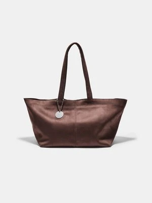 Stradivarius Torba shopper  Brązowy
