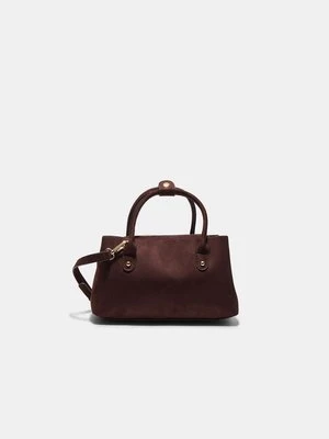 Stradivarius Torba tote na ramię  Brązowy