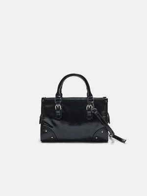 Stradivarius Torba tote na ramię  Czarny