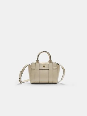 Stradivarius Torba tote z zapięciem  Ecru