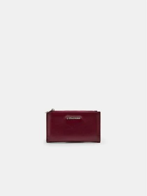 Stradivarius Torebka basic z zapięciem na suwak  Burgundowy