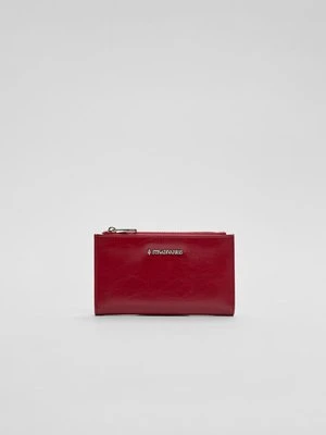 Stradivarius Torebka basic z zapięciem na suwak  Czerwony