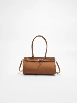 Stradivarius Torebka na ramię w stylu retro  Terakota