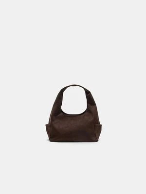 Stradivarius Torebka na ramię z kieszeniami  Brązowy