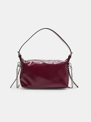 Stradivarius Torebka na ramię z paskiem  Burgundowy