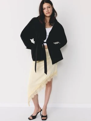 Stradivarius Trencz z golfem  Czarny