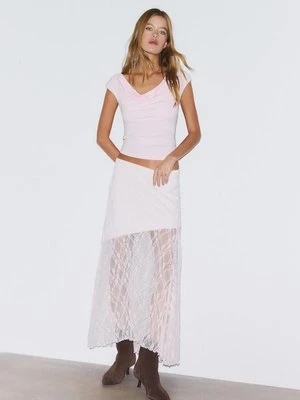 Stradivarius Wielopozycyjny top bez rękawów  Pastelowy róż