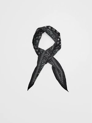 Stradivarius Wzorzysta bandana  Czarny