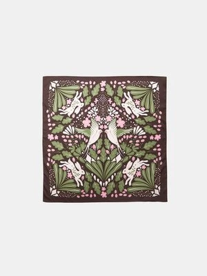 Stradivarius Wzorzysta chustka  Fuksja