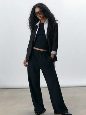 Stradivarius Żakiet slim fit  Czarny